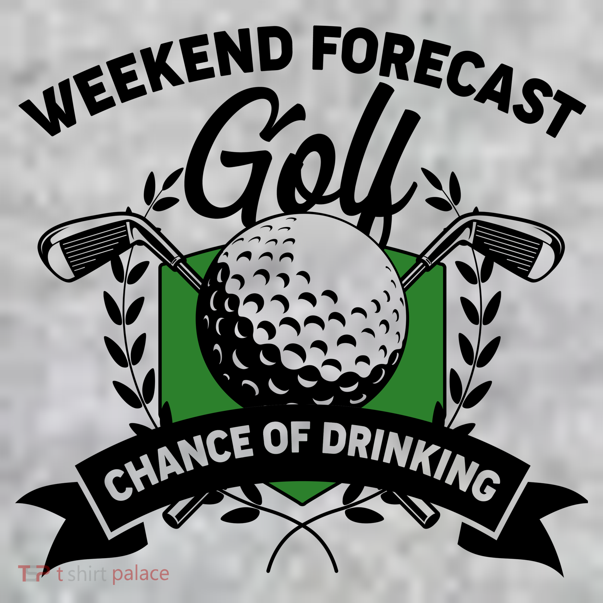 Golf Weekend Forecast Chance of Drinking Kids Hoodie