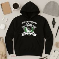Golf Weekend Forecast Chance of Drinking Hoodie thumb 3