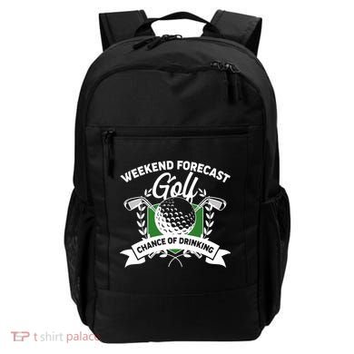 Golf Weekend Forecast Chance of Drinking Backpack