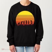 Golfer Evolution Sunset Women's Sweatshirt thumb 0