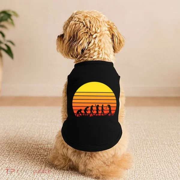 Golfer Evolution Sunset Doggie Tank