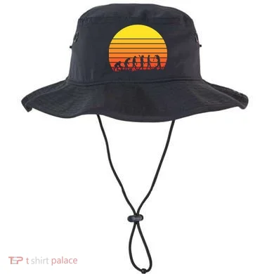 Golfer Evolution Sunset Bucket Hat