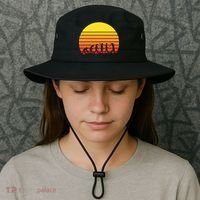 Golfer Evolution Sunset Bucket Hat thumb 3