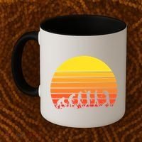 Golfer Evolution Sunset Coffee Mug thumb 2