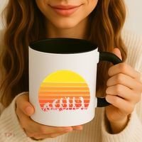 Golfer Evolution Sunset Coffee Mug thumb 3