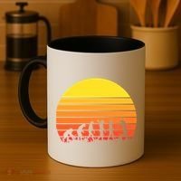 Golfer Evolution Sunset Coffee Mug thumb 4