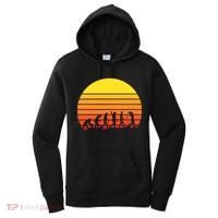 Golfer Evolution Sunset Women's Hoodie thumb 0