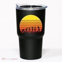 Golfer Evolution Sunset Tumbler thumb 0