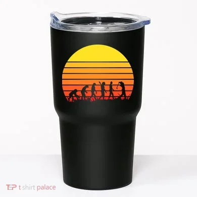 Golfer Evolution Sunset Tumbler