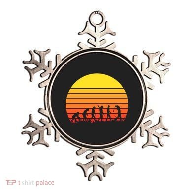 Golfer Evolution Sunset Ornament