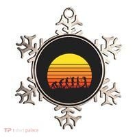 Golfer Evolution Sunset Ornament thumb 0