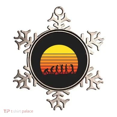 Golfer Evolution Sunset Ornament