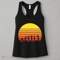 Golfer Evolution Sunset Women's Tank Top thumb 3