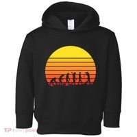 Golfer Evolution Sunset Toddler Hoodie thumb 0