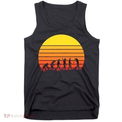 Golfer Evolution Sunset Tank Top