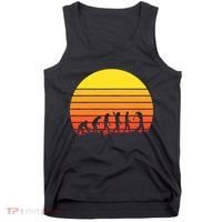 Golfer Evolution Sunset Tank Top thumb 0