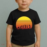 Golfer Evolution Sunset Toddler T-Shirt thumb 2