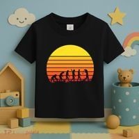 Golfer Evolution Sunset Toddler T-Shirt thumb 3