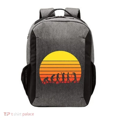Golfer Evolution Sunset Vector Backpack