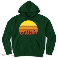 Golfer Evolution Sunset Hoodie thumb 0