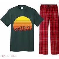 Golfer Evolution Sunset Pajama Set thumb 0