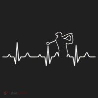 Golfer Heartbeat I Love Golf Tumbler thumb 3