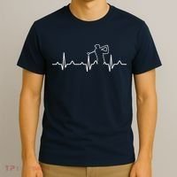 Golfer Heartbeat I Love Golf T-Shirt thumb 3