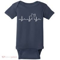 Golfer Heartbeat I Love Golf Baby Bodysuit thumb 0