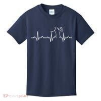 Golfer Heartbeat I Love Golf Kids T-Shirt thumb 0