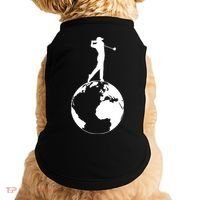 Golfer on top of the World Golf Logo Doggie Tank thumb 0