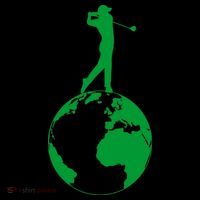 Golfer on top of the World Golf Logo Coffee Mug thumb 5