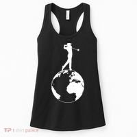 Golfer on top of the World Golf Logo Women's Tank Top thumb 0