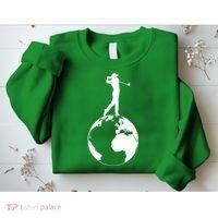 Golfer on top of the World Golf Logo Sweatshirt thumb 2