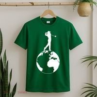 Golfer on top of the World Golf Logo T-Shirt thumb 2