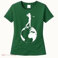 Golfer on top of the World Golf Logo Women's T-Shirt thumb 0