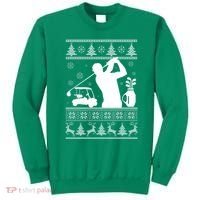 Golfing Fan Ugly Christmas Sweater Sweatshirt thumb 0