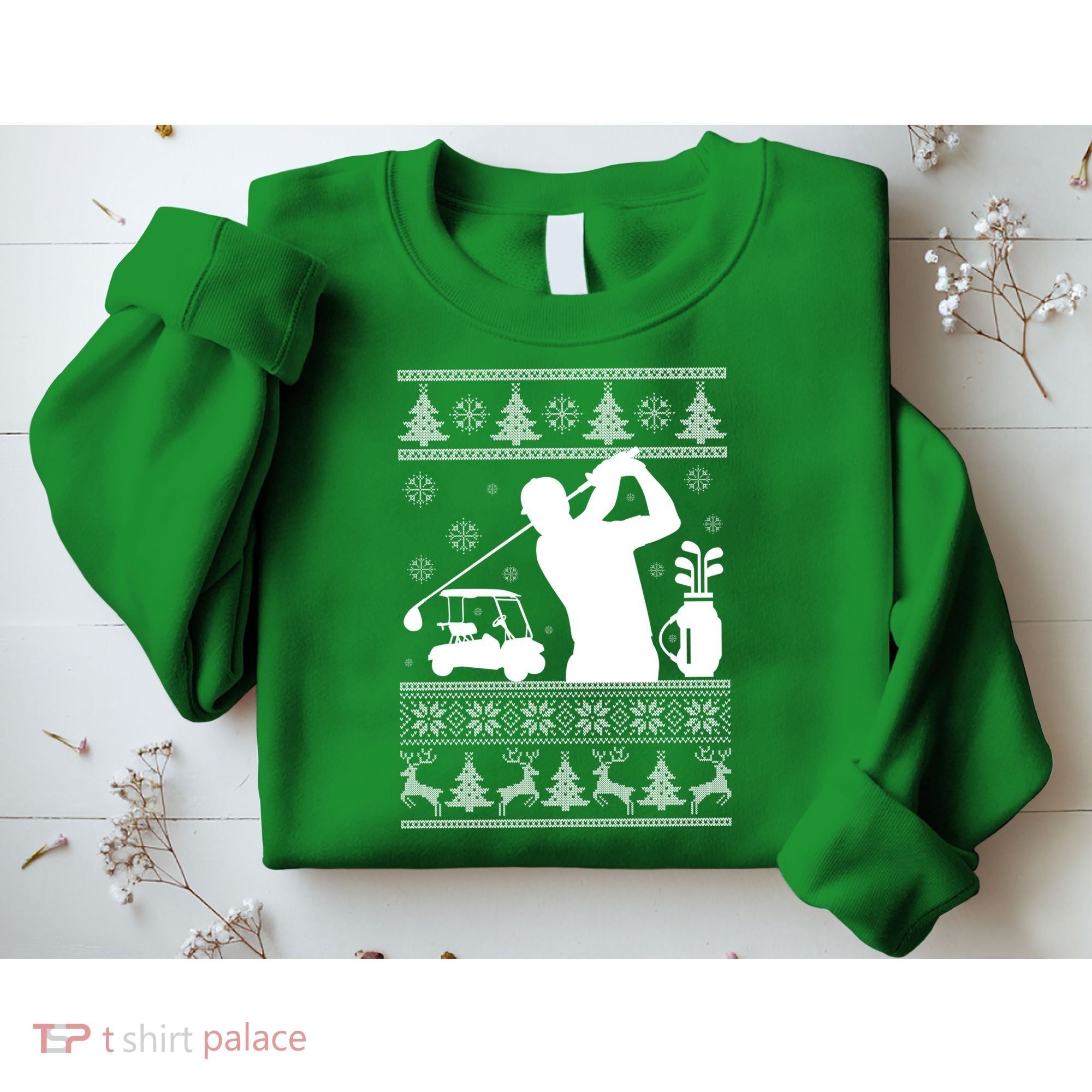 Golfing Fan Ugly Christmas Sweater Sweatshirt