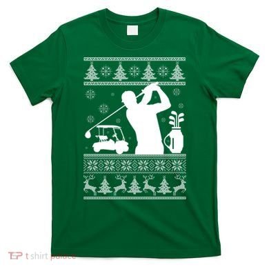 Golfing Fan Ugly Christmas Sweater T-Shirt