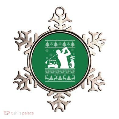 Golfing Fan Ugly Christmas Sweater Ornament