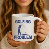 Golfing Problem  Coffee Mug thumb 3