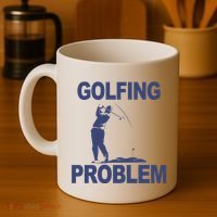 Golfing Problem  Coffee Mug thumb 4