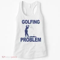 Golfing Problem  Women's Tank Top thumb 0