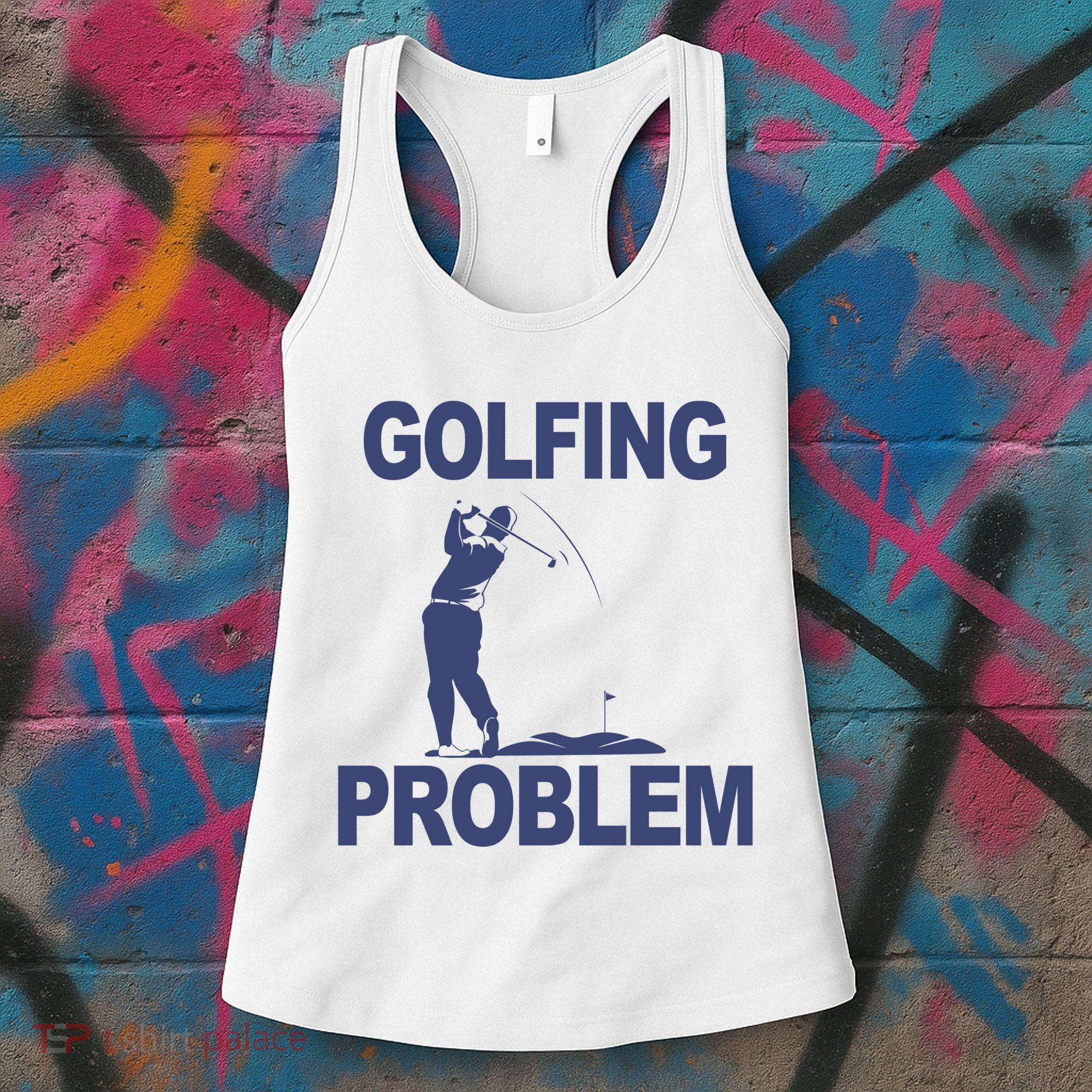 Golfing Problem  Women's Tank Top