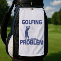 Golfing Problem  Golf Towel thumb 2