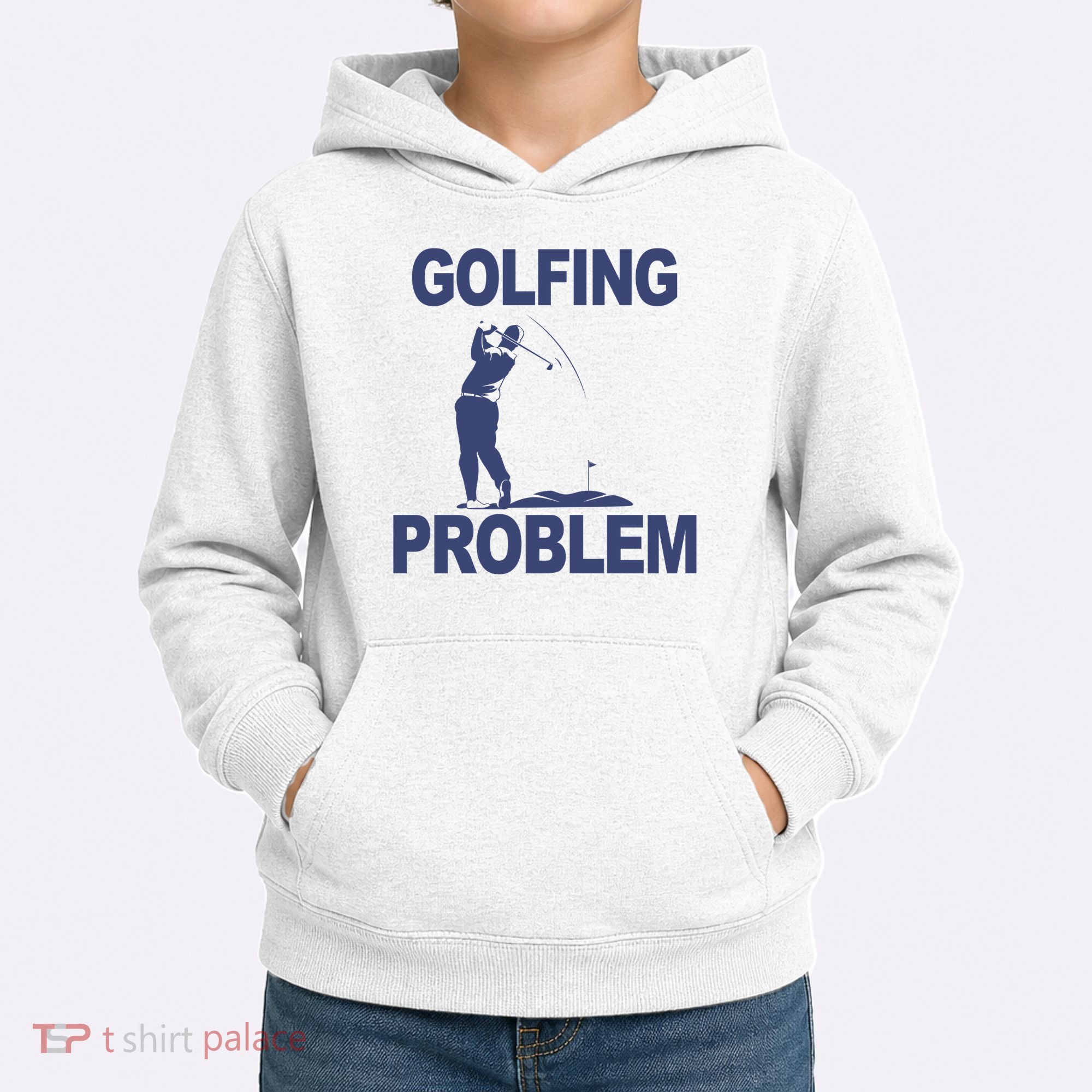 Golfing Problem  Kids Hoodie