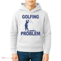Golfing Problem  Kids Hoodie thumb 4