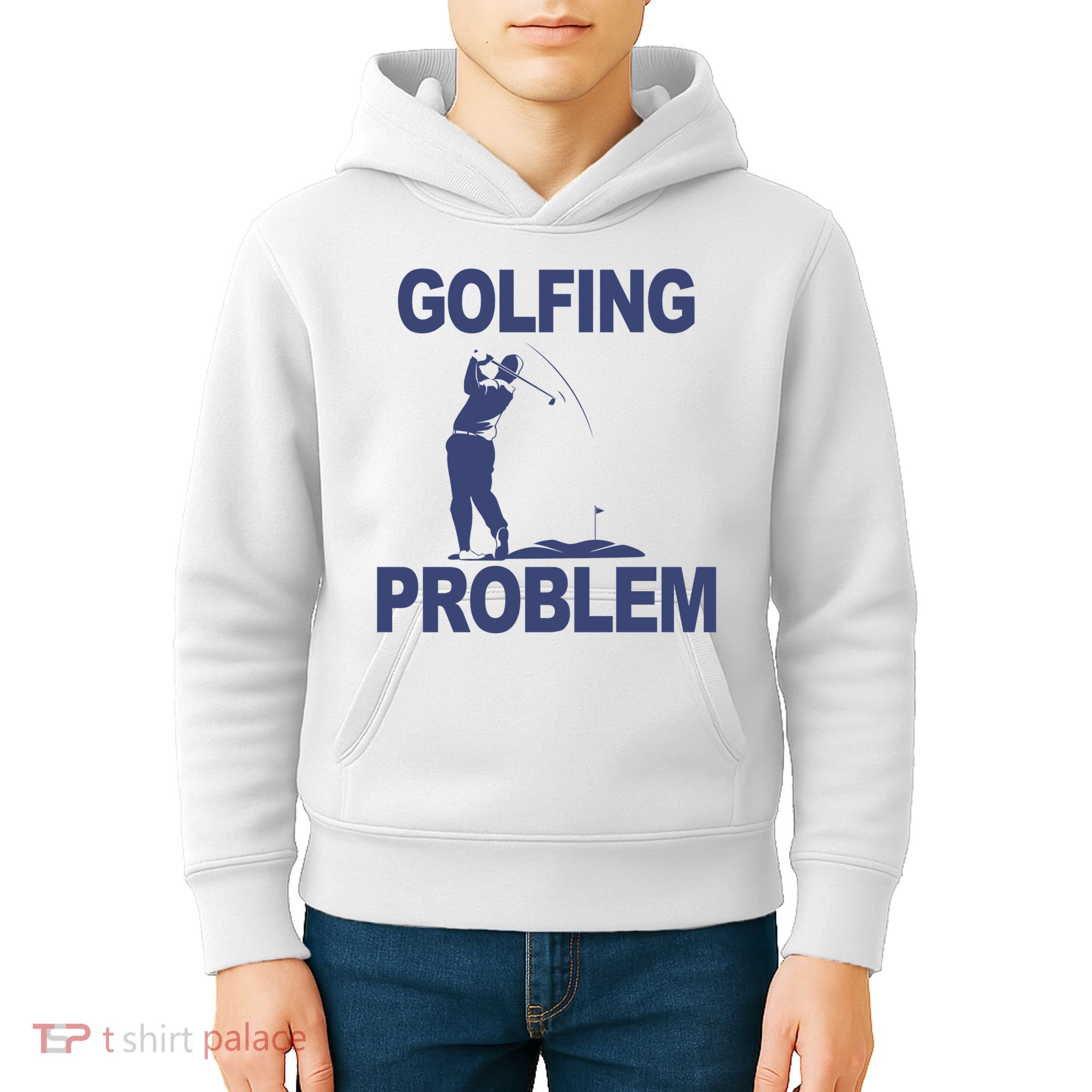 Golfing Problem  Kids Hoodie
