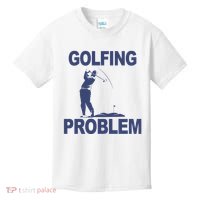 Golfing Problem  Kids T-Shirt thumb 0