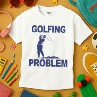 Golfing Problem  Kids T-Shirt thumb 3