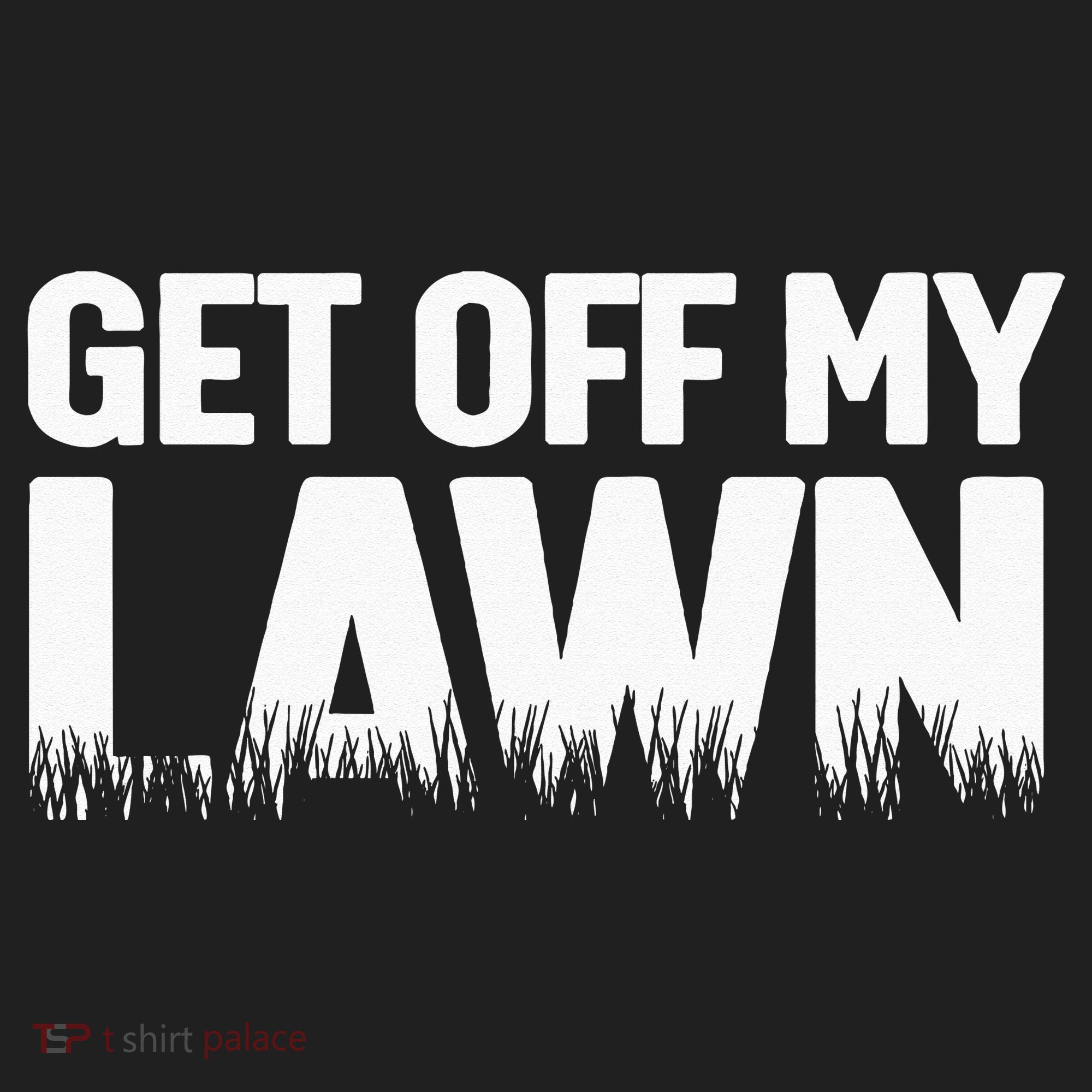 Get Off My Lawn Golf Towel